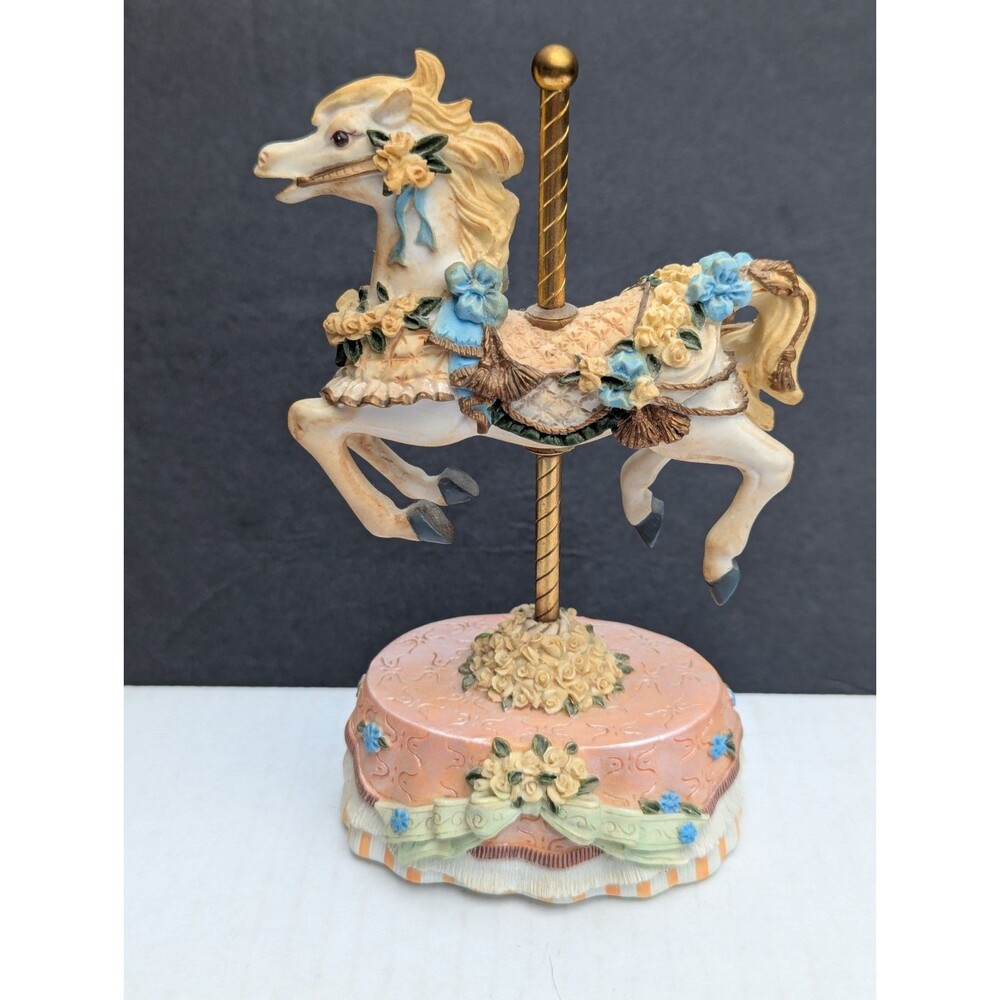 Heritage House Carousel Horse Melodies County Fair Collection "Love Me Tender"